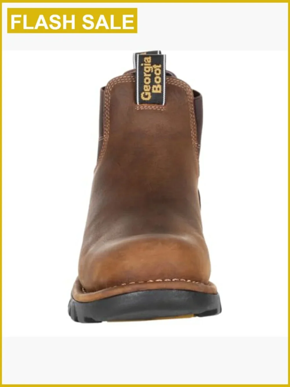 Men's Steel Toe Waterproof Chelsea Work Boot Lightweight Slip-On
